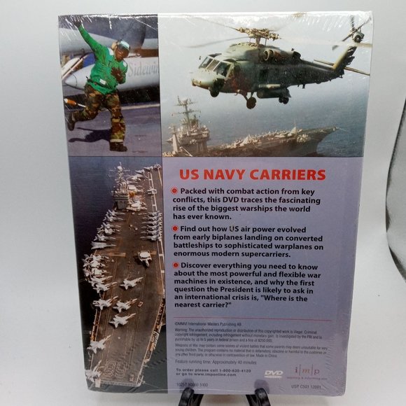 Weapons Of War DVD US Navy Carriers Documentary Naval Military NEW Sealed - Picture 2 of 6